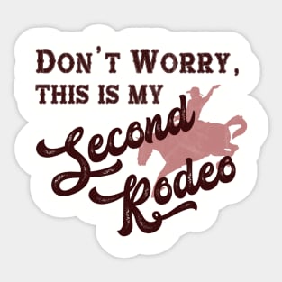 Second Rodeo Sticker